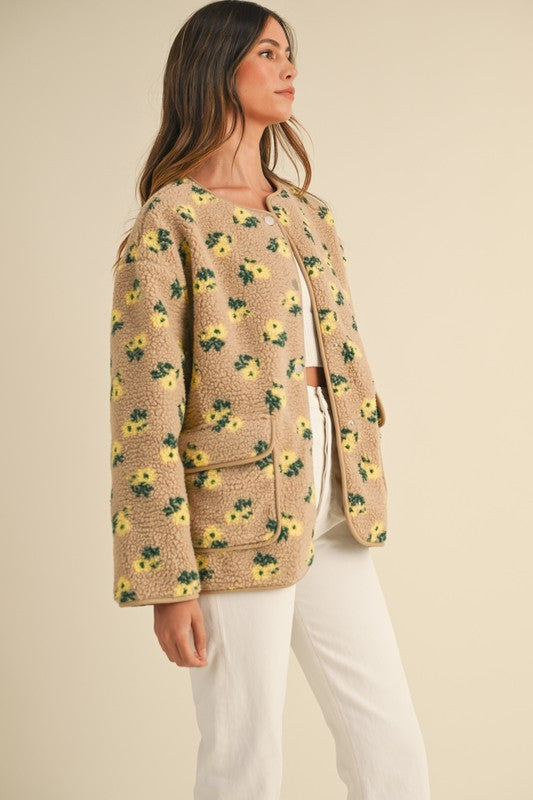 Bloom and Snuggle Sherpa Jacket