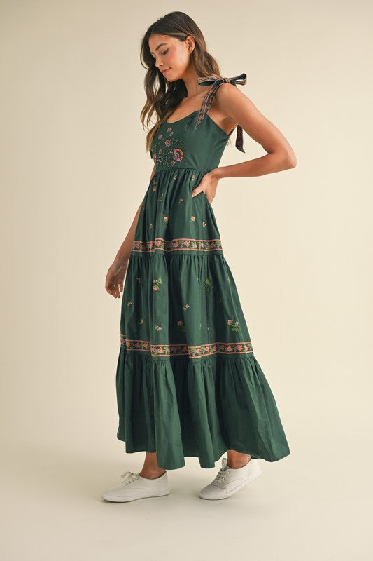 Garden Elegance Maxi Dress