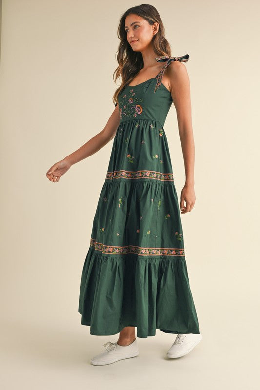 Garden Elegance Maxi Dress