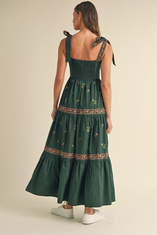 Garden Elegance Maxi Dress