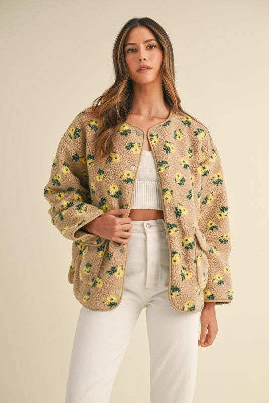 Bloom and Snuggle Sherpa Jacket