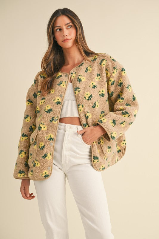 Bloom and Snuggle Sherpa Jacket