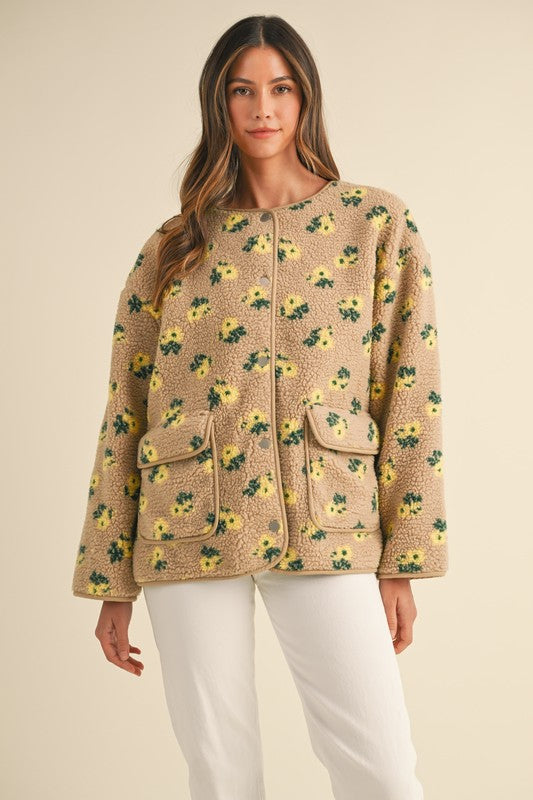 Bloom and Snuggle Sherpa Jacket