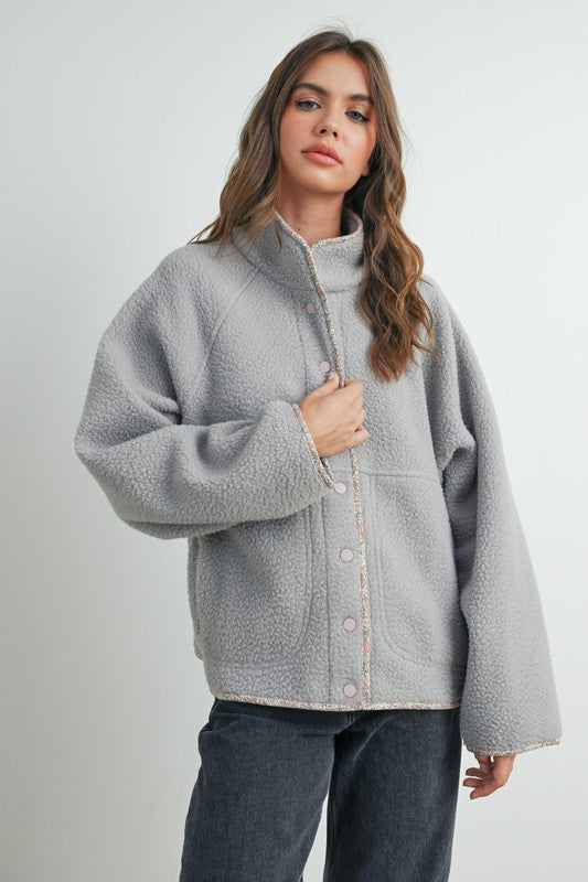 Snuggle Up Sherpa Shacket