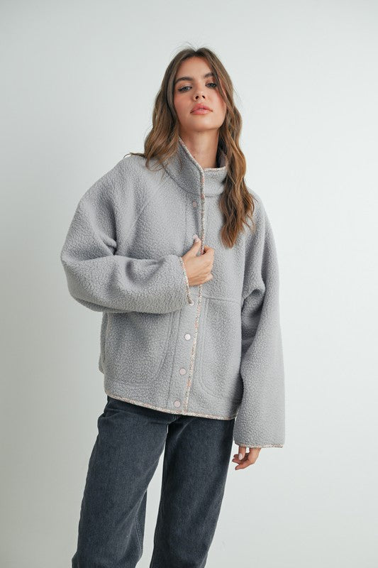 Snuggle Up Sherpa Shacket