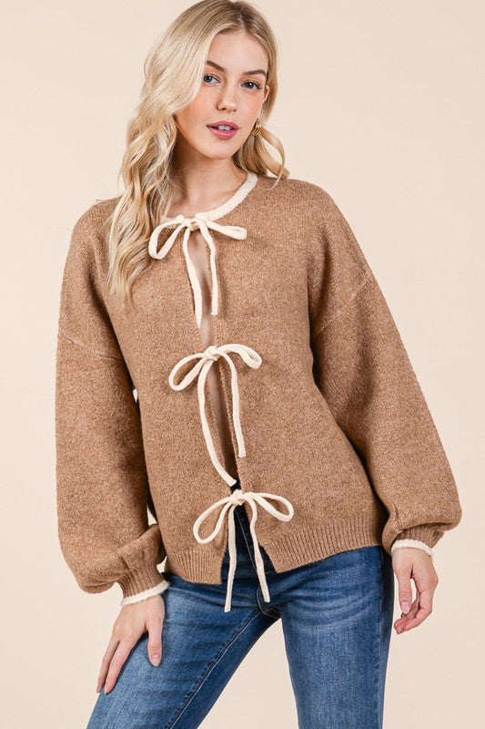 Bow Knot Cardigan